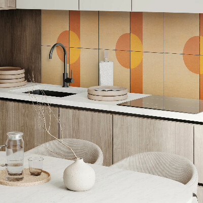Rectangular wall panel Modern geometric shapes motif