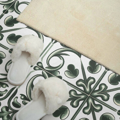 Rectangular decorative wall panel A plant pattern in the form of a tile
