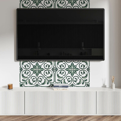 Rectangular wall panel Plant motifs with decorative details