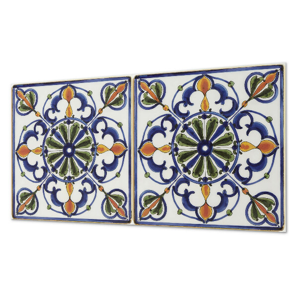 Rectangular decorative wall panel Plant ornaments in a classic style