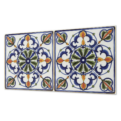 Rectangular decorative wall panel Plant ornaments in a classic style