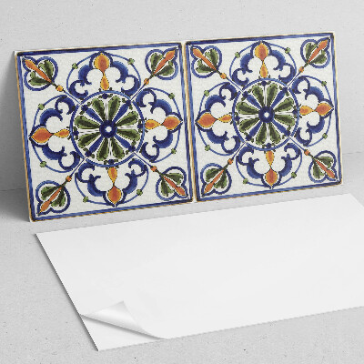 Rectangular decorative wall panel Plant ornaments in a classic style