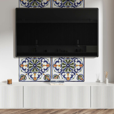 Rectangular decorative wall panel Plant ornaments in a classic style