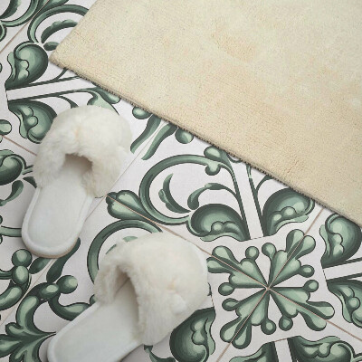 Rectangular decorative wall panel A plant motif in harmonious symmetry