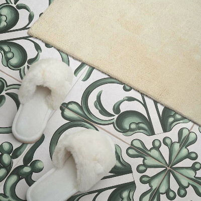 Rectangular decorative wall panel A plant motif in harmonious symmetry