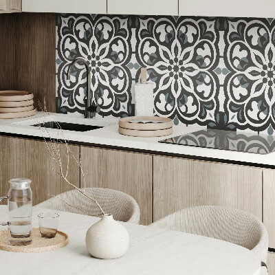 Rectangular decorative wall panel Floral motif with decorative elements