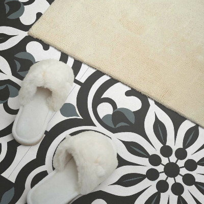 Rectangular decorative wall panel Floral motif with decorative elements