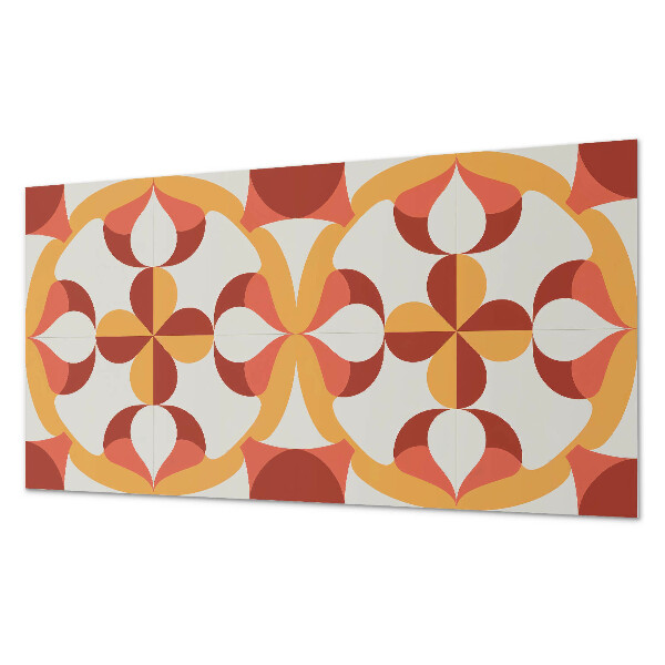 Rectangular wall panel Modern geometric motif