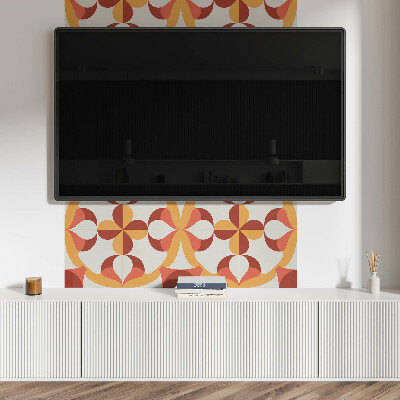 Rectangular wall panel Modern geometric motif