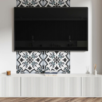 Rectangular decorative wall panel Elegant botanical motif