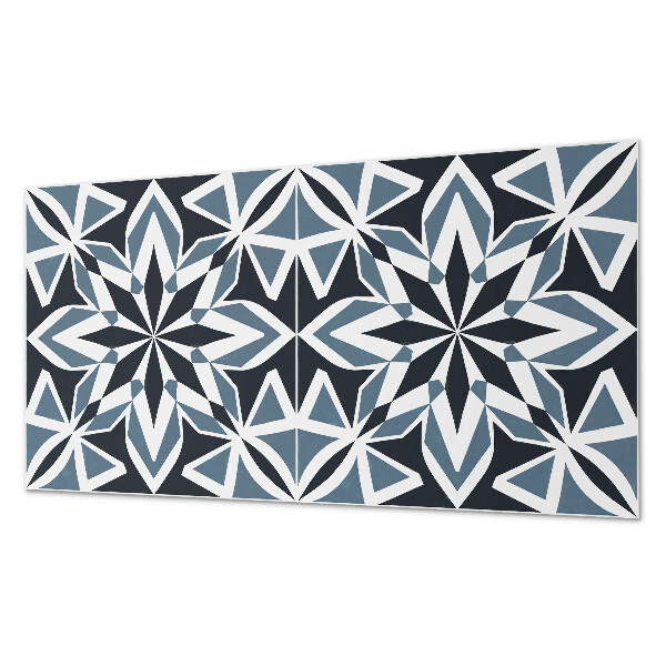 Rectangular bathroom wall panel Symmetrical shapes in geometry