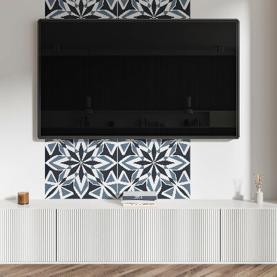 Rectangular bathroom wall panel Symmetrical shapes in geometry