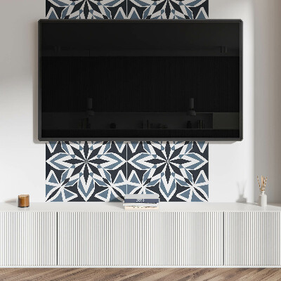 Rectangular bathroom wall panel Symmetrical shapes in geometry