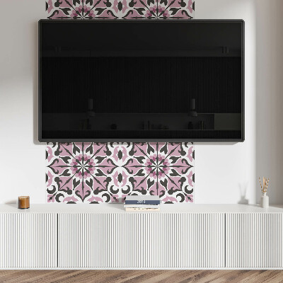 Rectangular wall panel Plant symmetry in an elegant style