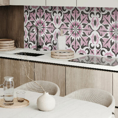 Rectangular wall panel Plant symmetry in an elegant style