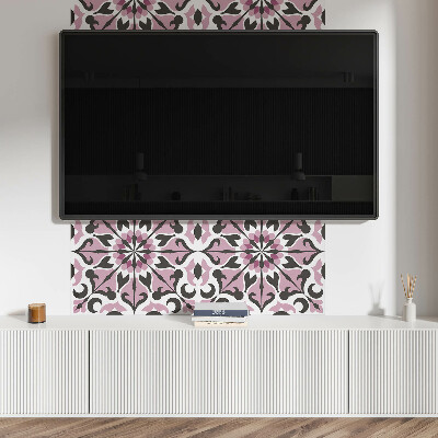 Rectangular wall panel Plant symmetry in an elegant style