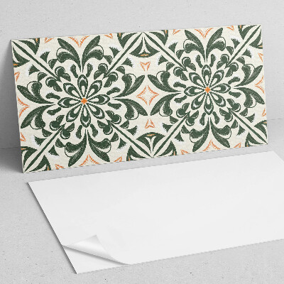 Rectangular decorative wall panel Floral motif with leaves
