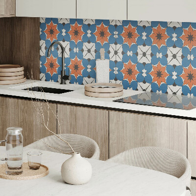 Rectangular decorative wall panel Floral motif