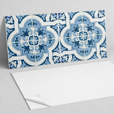Rectangular decorative wall panel Tiled ornaments in a classic style