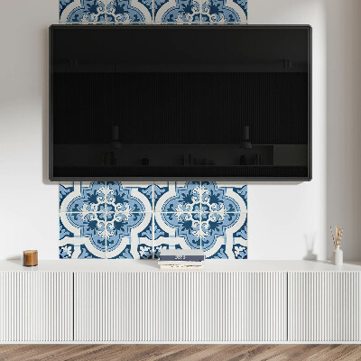 Rectangular decorative wall panel Tiled ornaments in a classic style
