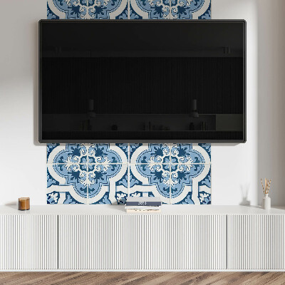 Rectangular decorative wall panel Tiled ornaments in a classic style
