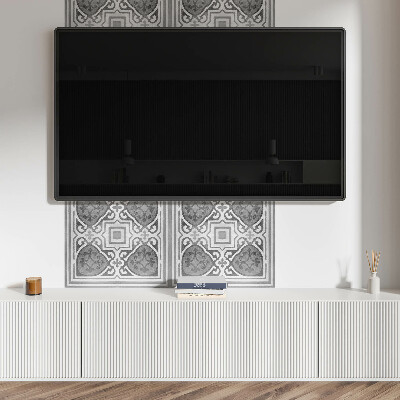 Rectangular wall panel Ornaments in harmonious symmetry