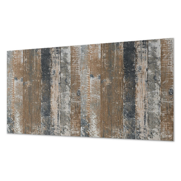 Rectangular wall panel Natural boards in a minimalist design