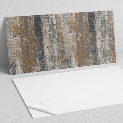 Rectangular wall panel Natural boards in a minimalist design