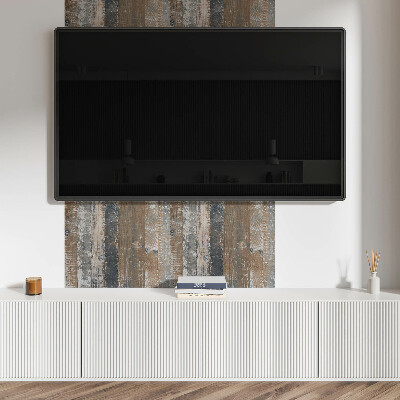 Rectangular wall panel Natural boards in a minimalist design