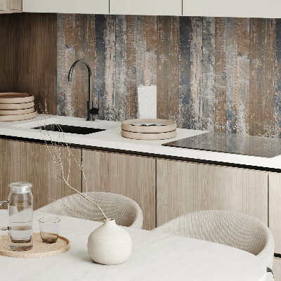 Rectangular wall panel Natural boards in a minimalist design