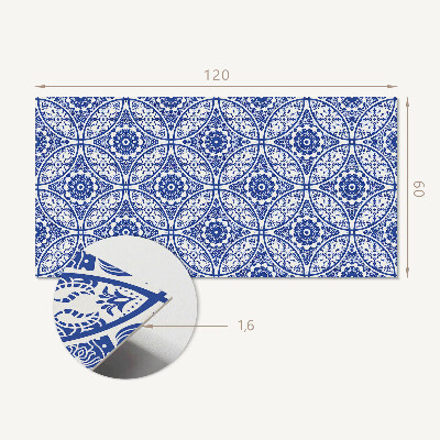 Rectangular decorative wall panel Floral inspirations in patterns