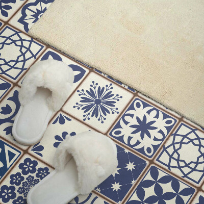 Rectangular bathroom wall panel Tiled Decorative Motifs