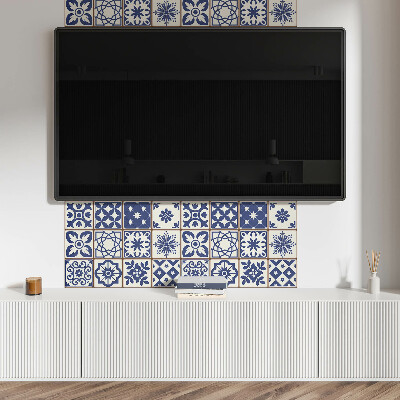 Rectangular bathroom wall panel Tiled Decorative Motifs