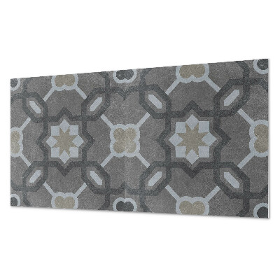 Rectangular wall panel Geometric style tile pattern