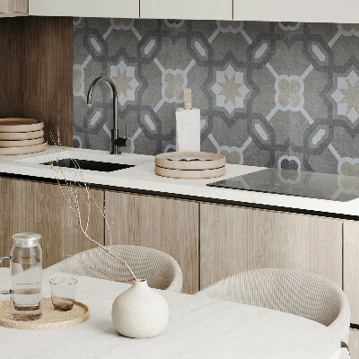 Rectangular wall panel Geometric style tile pattern