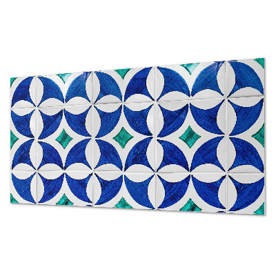 Rectangular decorative wall panel Geometric style tile patterns