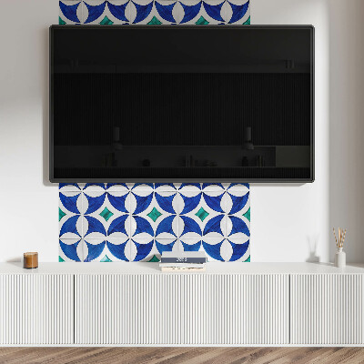 Rectangular decorative wall panel Geometric style tile patterns