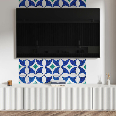 Rectangular decorative wall panel Geometric style tile patterns