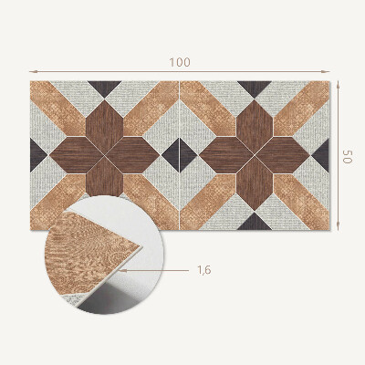 Rectangular wall panel Geometry in a modern version