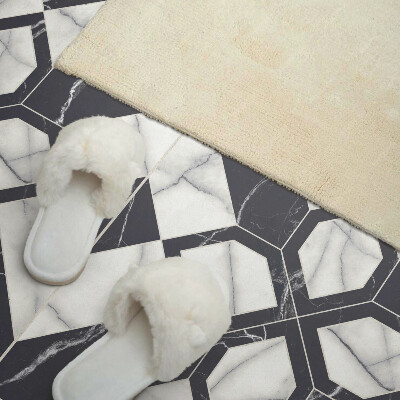 Rectangular wall panel Marble pattern in geometric shapes
