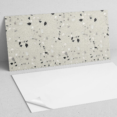Rectangular bathroom wall panel Fragmented Pattern in Small Accents