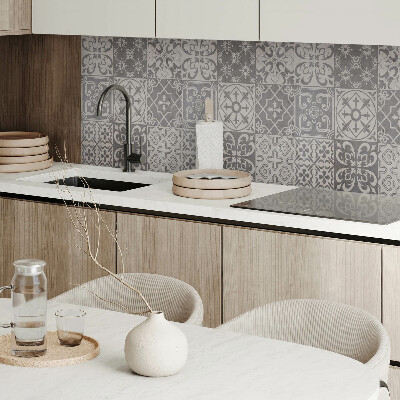 Rectangular wall panel 3x3 tiled compositions