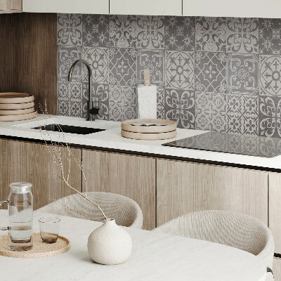 Rectangular wall panel 3x3 tiled compositions