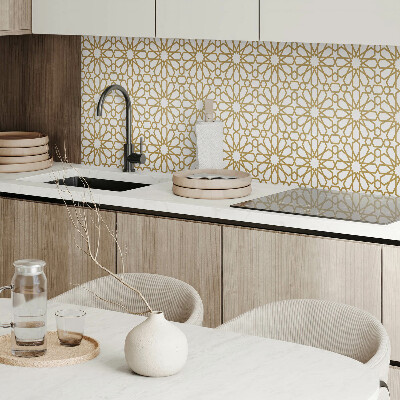 Rectangular decorative wall panel Geometric pattern with stars