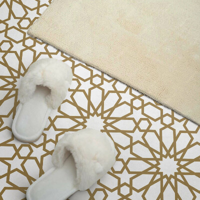 Rectangular decorative wall panel Geometric pattern with stars