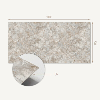 Rectangular wall panel Natural style stone pattern