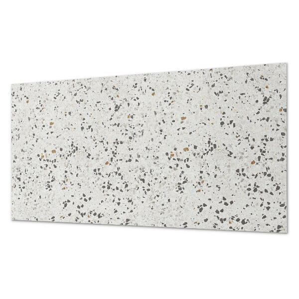 Rectangular decorative wall panel Pattern with miniature stones