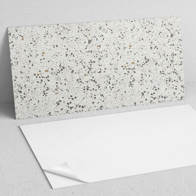 Rectangular decorative wall panel Pattern with miniature stones