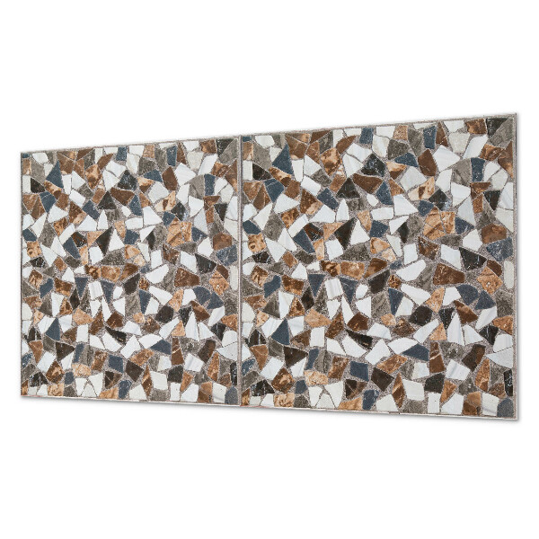 Rectangular wall panel Mosaic with various forms