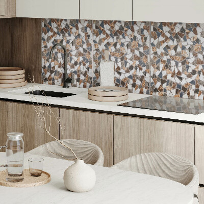 Rectangular wall panel Mosaic with various forms
